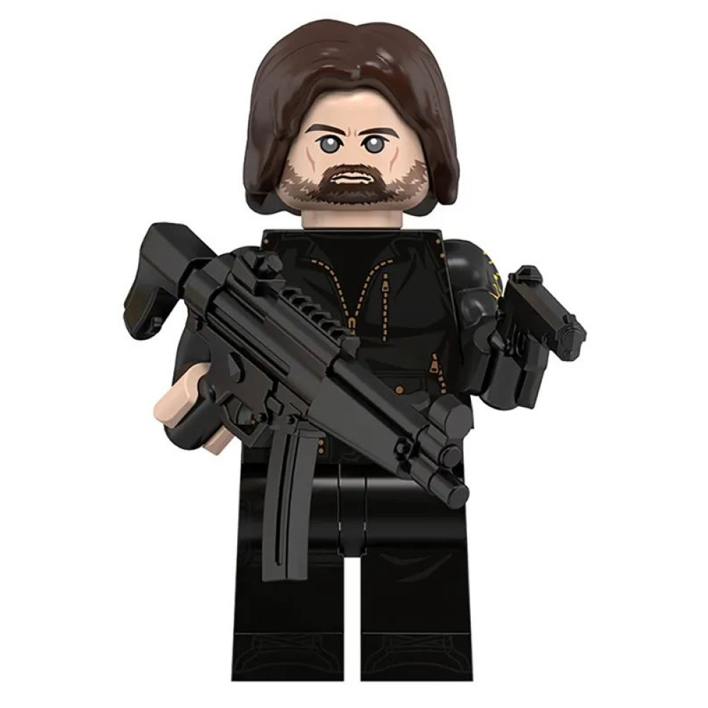 lego minifigure Marvel Minifigure Bucky Barnes Winter Soldier Marvel building block bricks toys