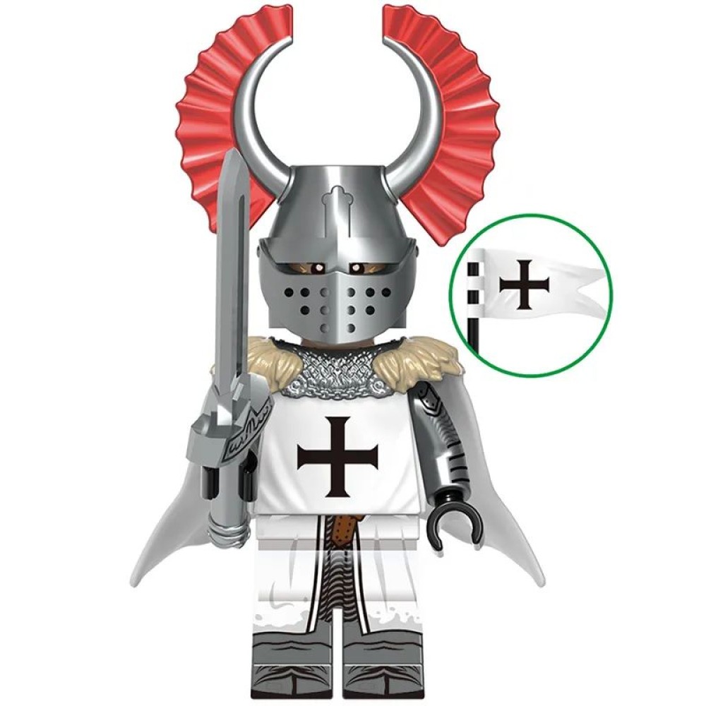 lego minifigure Minifigure Castle Knights Teutonic knight Minifigures building block bricks toys