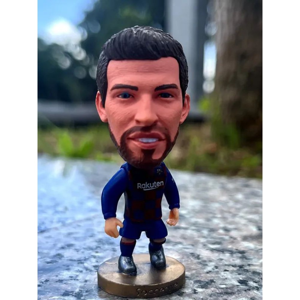 lego minifigure Soccerwe Minifigure of Footballer Gerard Pique (Barcelona) Minifigures building block bricks toys lego minifigure Soccerwe Minifigure of Footballer Gerard Pique (Barcelona) Minifigures building block bricks toys