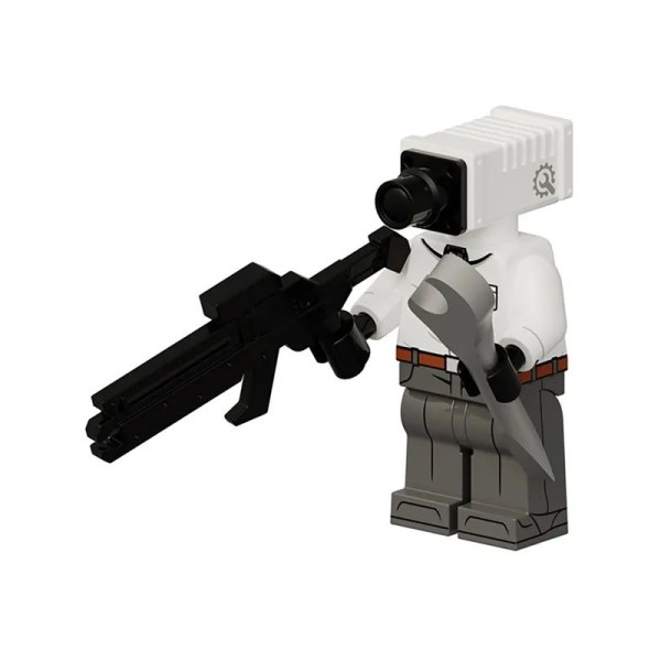 Minifigure "Skibidi Toilet": Maintenance Specialist Minifigure "Skibidi Toilet": Maintenance Specialist