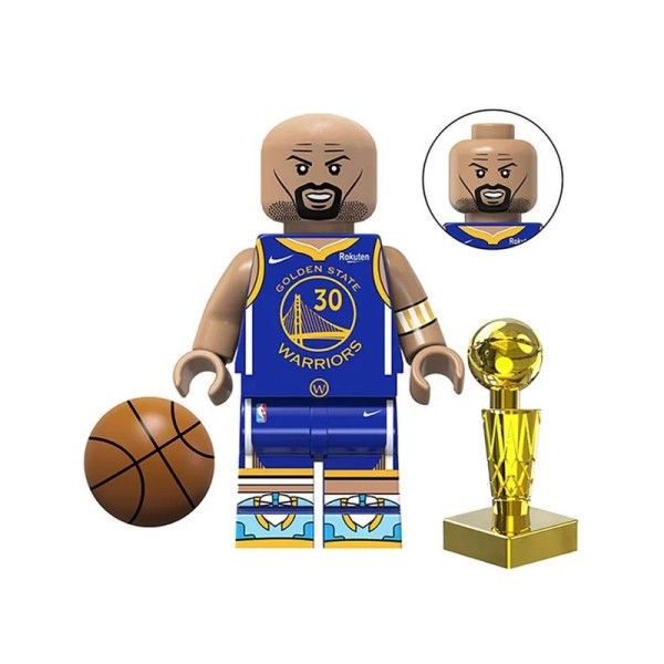 Basketball player Minifigure Stephen Curry Golden State Warriors