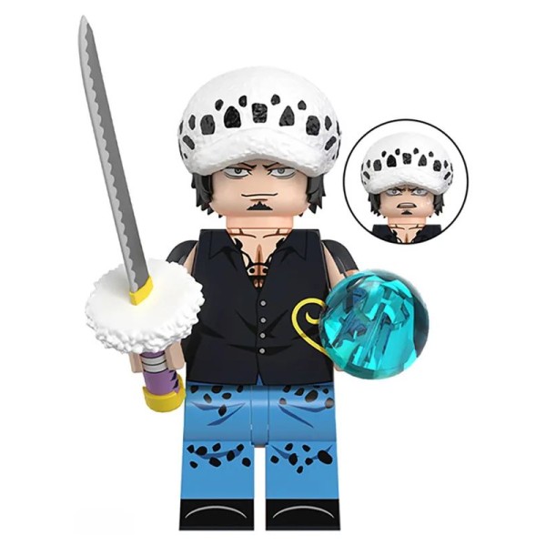 Anime Minifigure 'One Piece' Trafalgar D. Water Law Anime Minifigure 'One Piece' Trafalgar D. Water Law