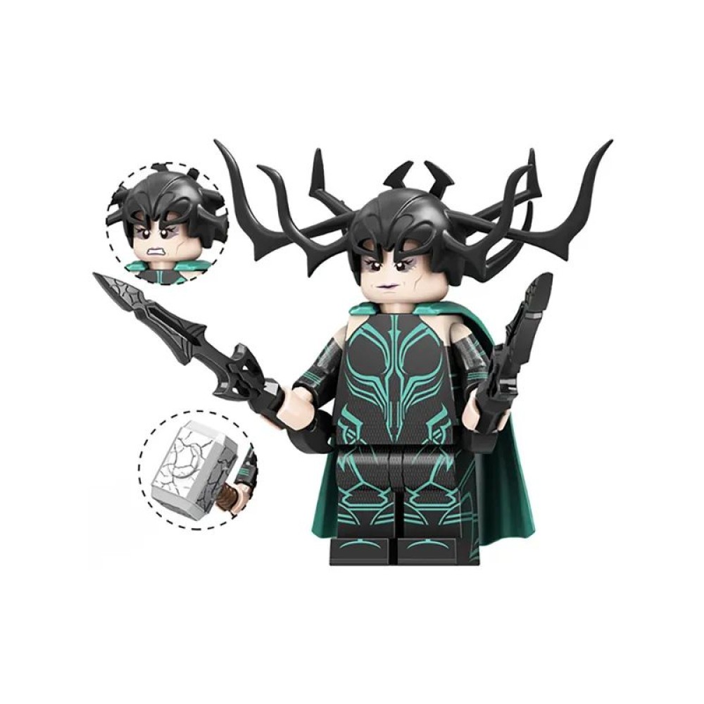 lego minifigure Marvel Minifigure Hela Marvel building block bricks toys
