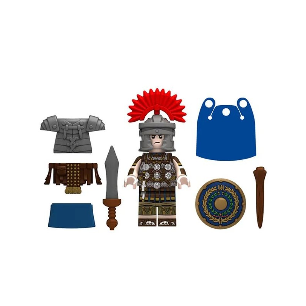 lego minifigure Minifigure Castle Knights Roman Centurion Minifigures building block bricks toys