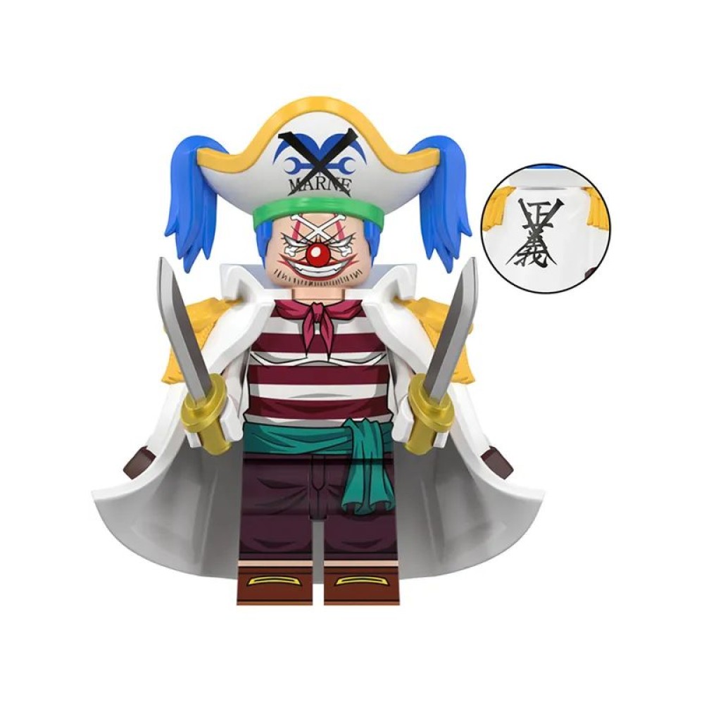 lego minifigure Anime Minifigure One Piece Buggy Anime Minifigure building block bricks toys lego minifigure Anime Minifigure One Piece Buggy Anime Minifigure building block bricks toys