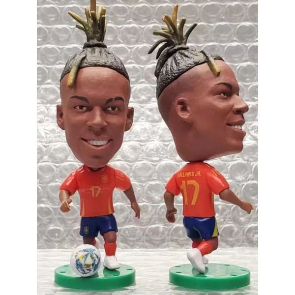Soccerwe Football Player Minifigure Nico Williams (Spain National Team) Soccerwe Football Player Minifigure Nico Williams (Spain National Team)