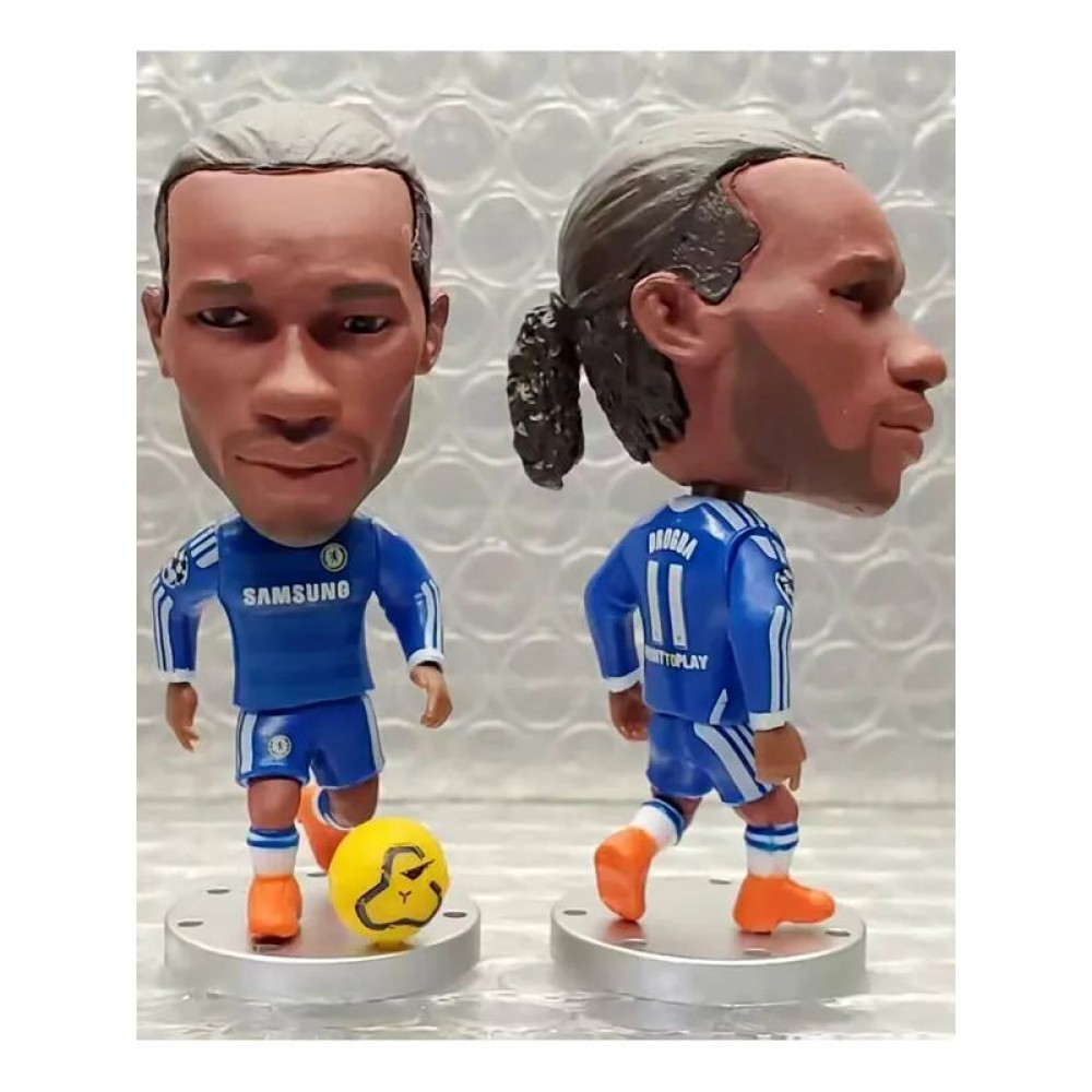 lego minifigure Soccerwe Football Player Minifigure Didier Drogba (Chelsea) Minifigures building block bricks toys