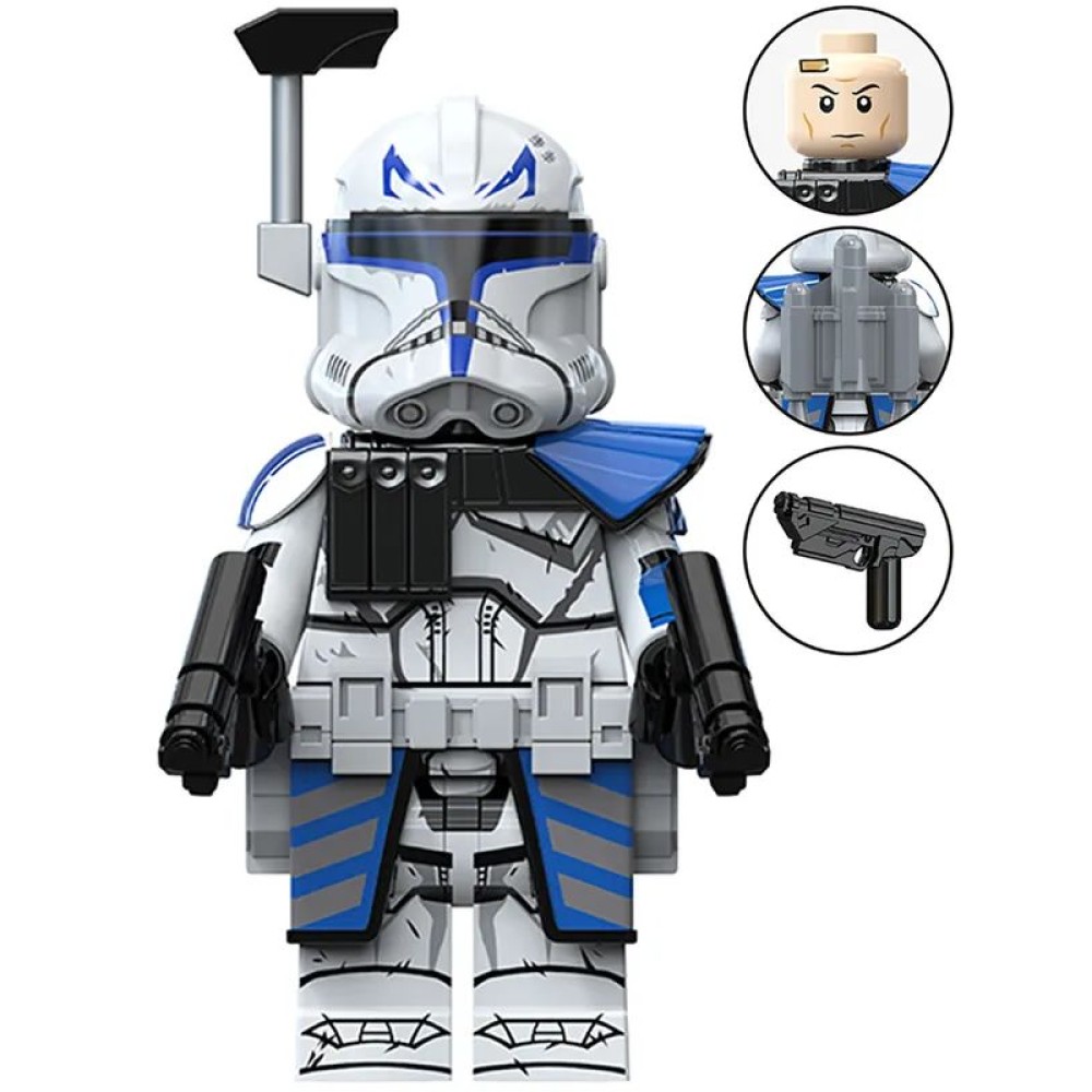 lego minifigure Star Wars Minifigure 501st Legion Clone Trooper Star Wars building block bricks toys lego minifigure Star Wars Minifigure 501st Legion Clone Trooper Star Wars building block bricks toys