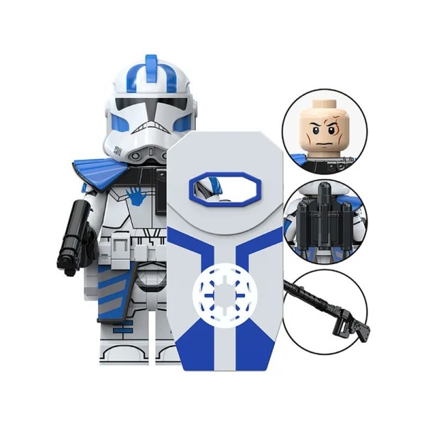 Star Wars Minifigure 501st Legion Clone Trooper Star Wars Minifigure 501st Legion Clone Trooper
