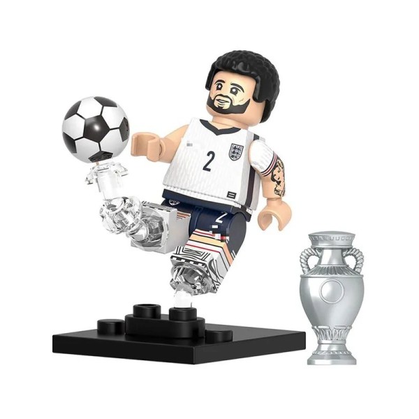 Soccer player Minifigure Kyle Walker England national team Soccer player Minifigure Kyle Walker England national team