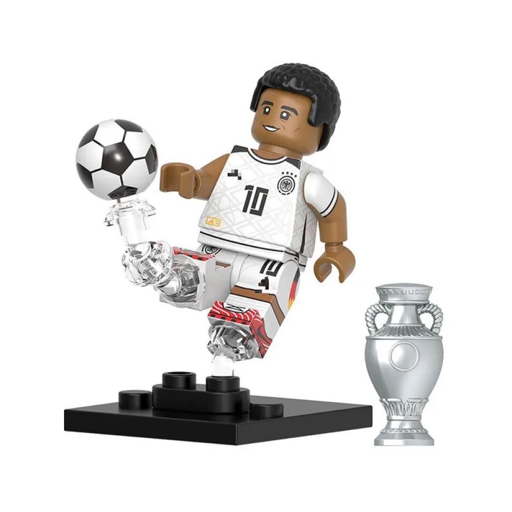 lego minifigure Soccer player Minifigure Jamal Musiala Germany National Team Minifigures building block bricks toys