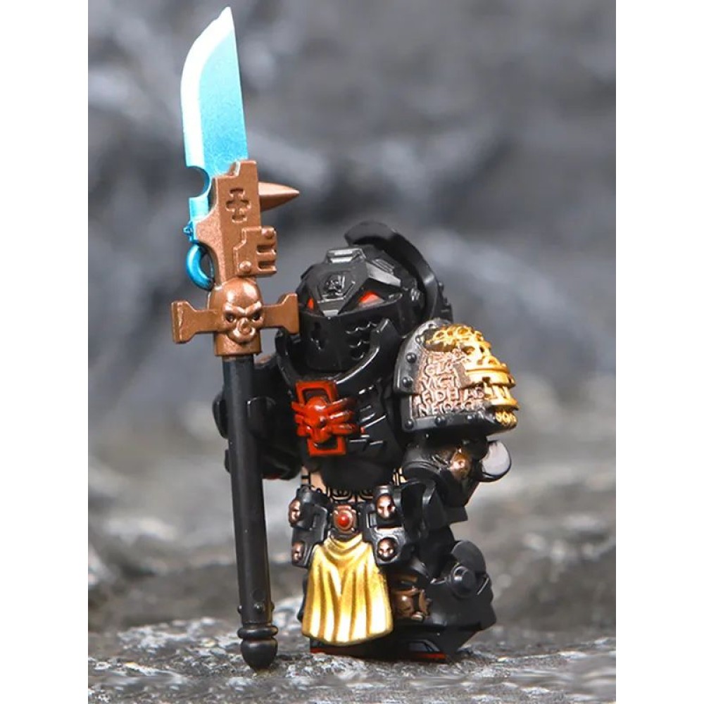 lego minifigure Warhammer 40k Black Knight Minifigures building block bricks toys