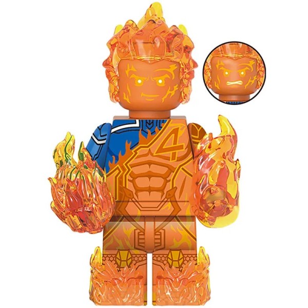 Marvel Minifigure Fantastic Four Human Torch