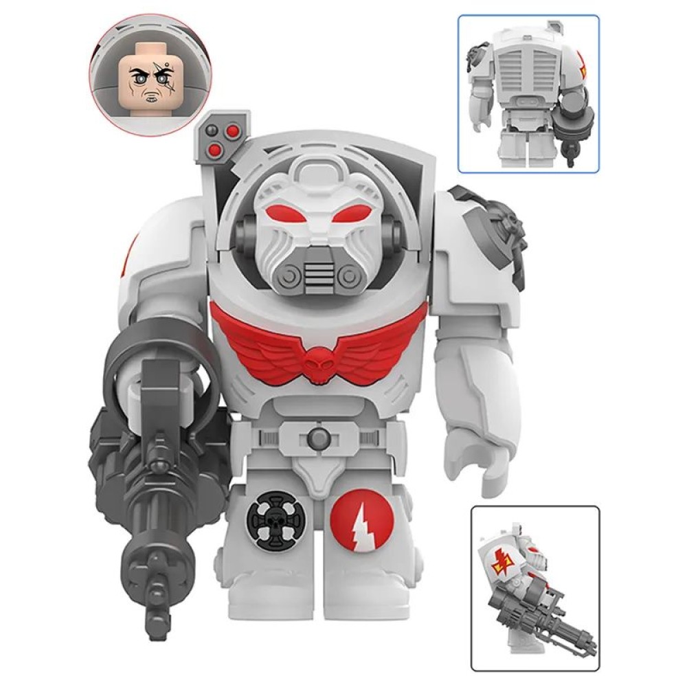 lego minifigure Warhammer 40k Minifigure White Scars Terminator Minifigures building block bricks toys