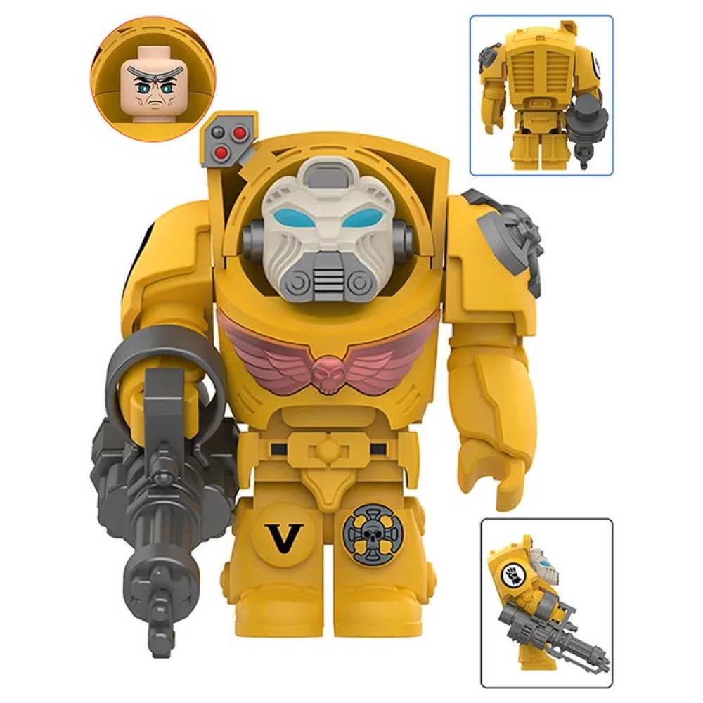 lego minifigure Warhammer 40k Minifigure Imperial Fists Terminator Minifigures building block bricks toys