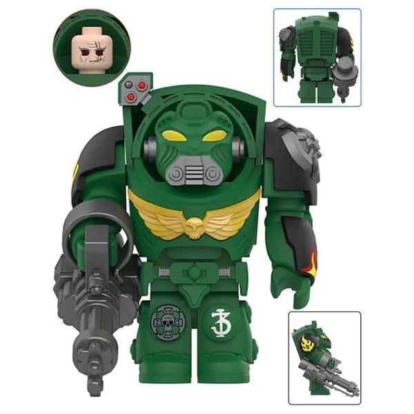 Warhammer 40k Minifigure Salamanders Terminator Warhammer 40k Minifigure Salamanders Terminator