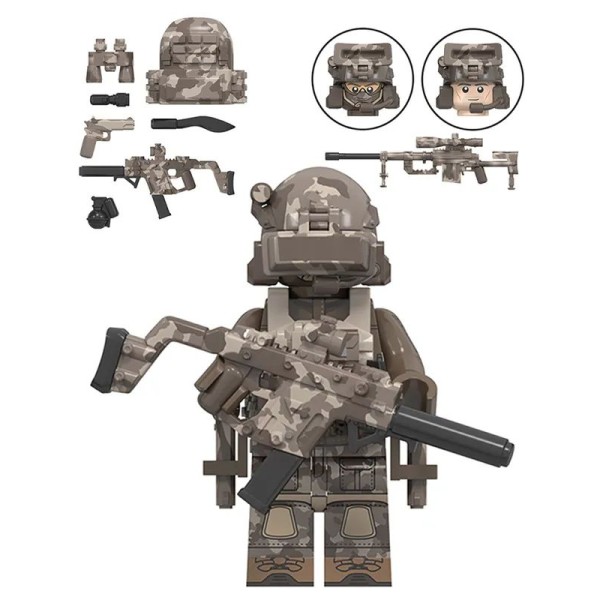 Minifigure 'Elite Special Forces' Special Forces Operator Minifigure 'Elite Special Forces' Special Forces Operator