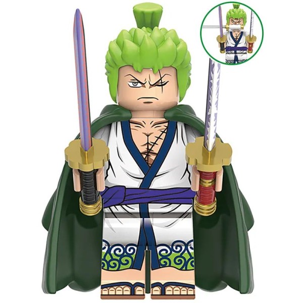 Anime Minifigure 'One Piece' Roronoa Zoro Anime Minifigure 'One Piece' Roronoa Zoro