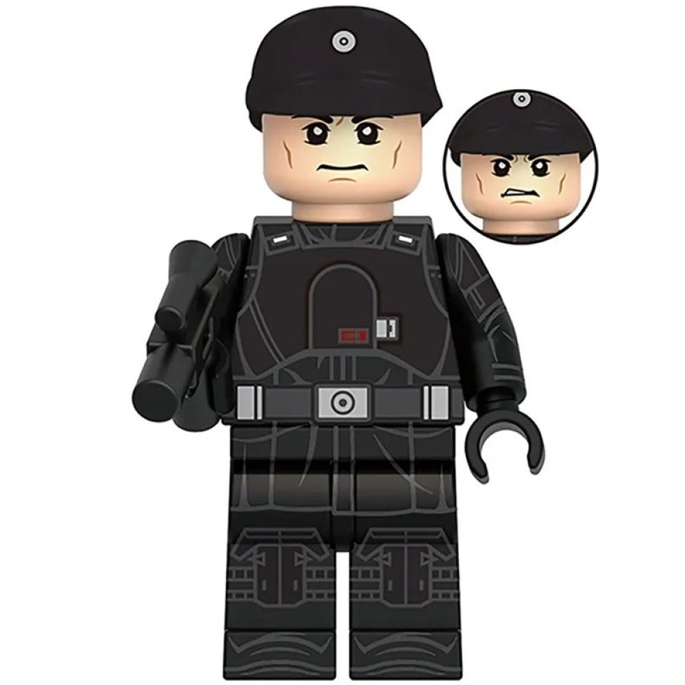 lego minifigure Star Wars Minifigure Imperial Officer Star Wars building block bricks toys lego minifigure Star Wars Minifigure Imperial Officer Star Wars building block bricks toys