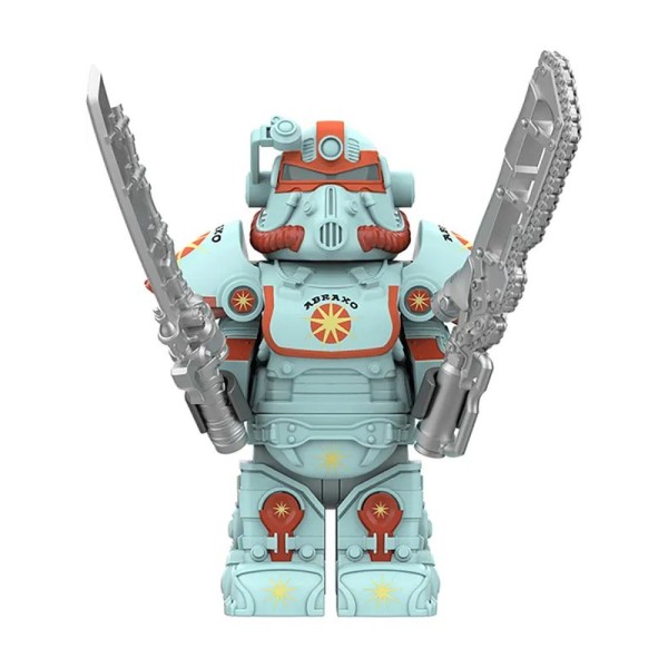 Minifigure 'Fallout' Power Armor T-51 warrior Minifigure 'Fallout' Power Armor T-51 warrior