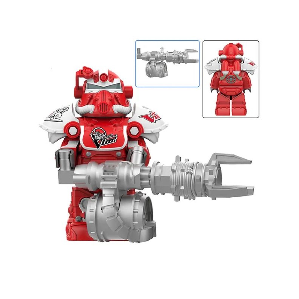 lego minifigure Fallout Minifigure Power Armor T-51 warrior Movie Minifigure building block bricks toys lego minifigure Fallout Minifigure Power Armor T-51 warrior Movie Minifigure building block bricks toys