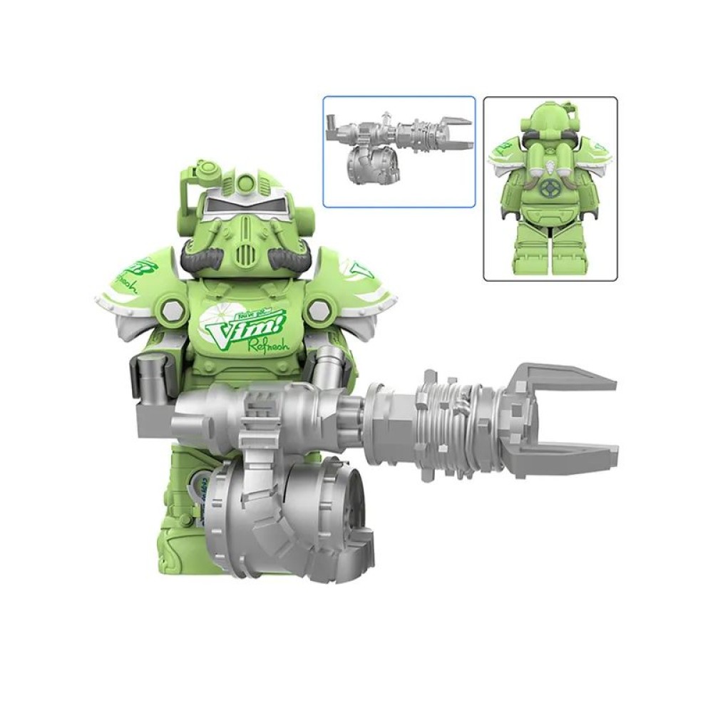lego minifigure Fallout Minifigure Power Armor T-51 warrior Movie Minifigure building block bricks toys lego minifigure Fallout Minifigure Power Armor T-51 warrior Movie Minifigure building block bricks toys