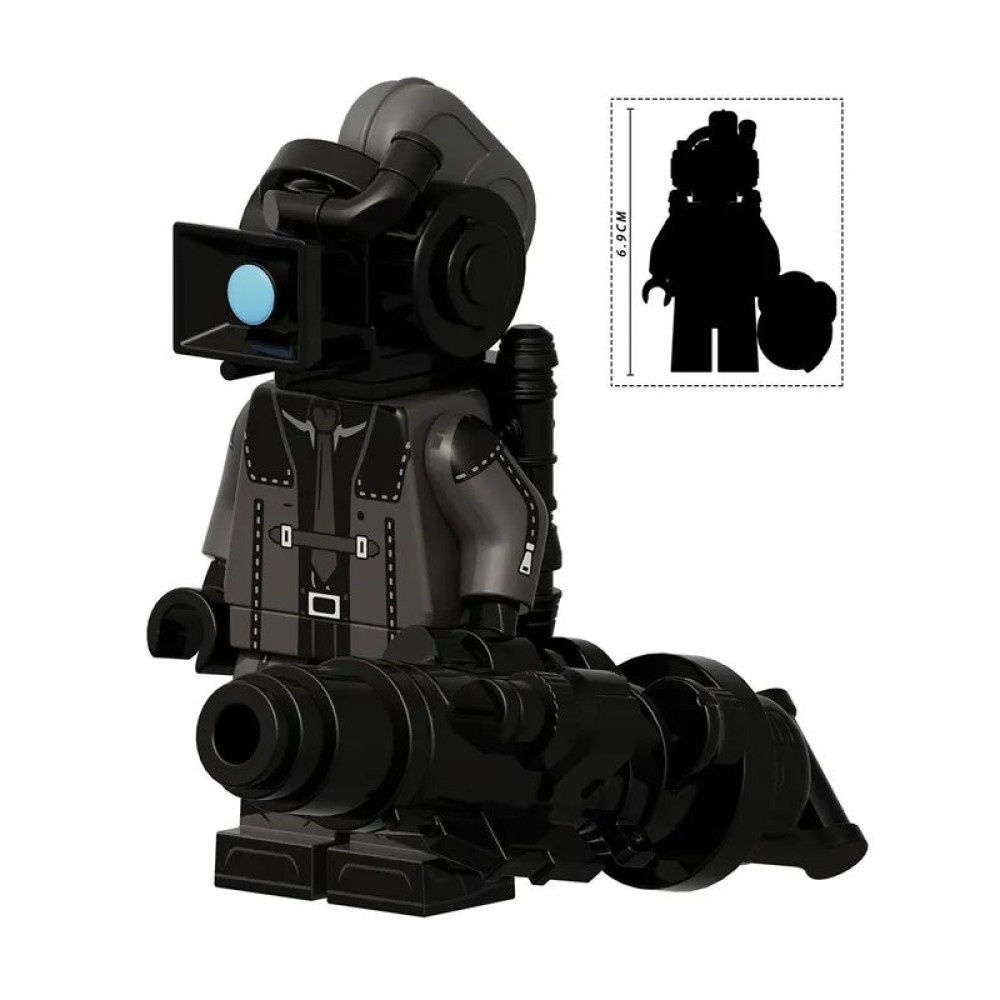 lego minifigure Minifigure Skibidi Toilet: Videographer Minifigures building block bricks toys lego minifigure Minifigure Skibidi Toilet: Videographer Minifigures building block bricks toys