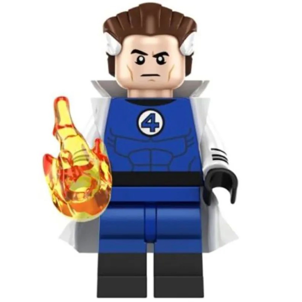 lego minifigure Marvel Minifigure Fantastic Four Mr. Fantastic Marvel building block bricks toys