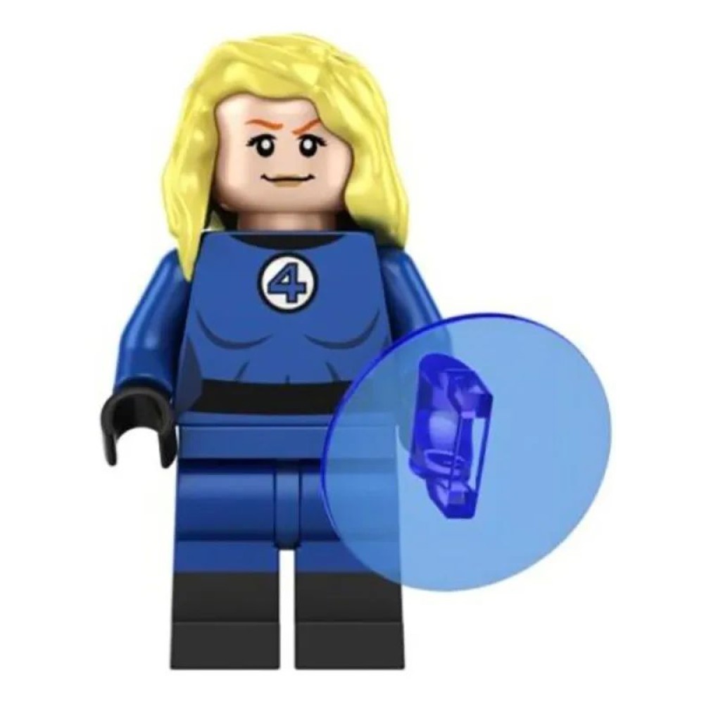 lego minifigure Marvel Minifigure Fantastic Four Invisible Woman Marvel building block bricks toys