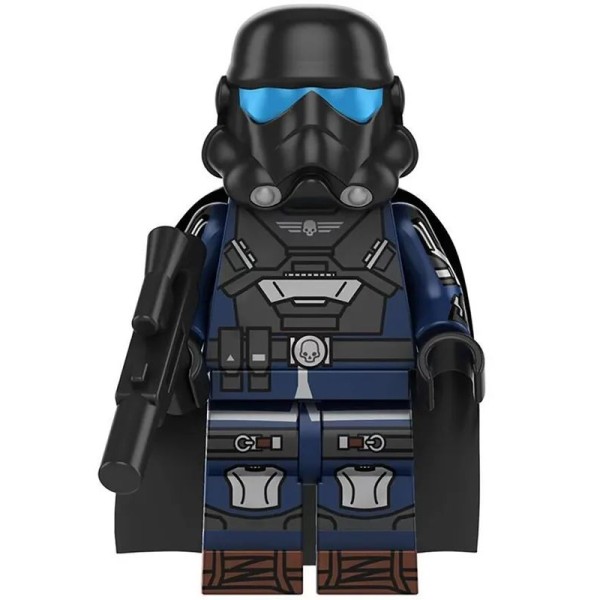 Minifigure of a soldier from the 'Helldivers' universe