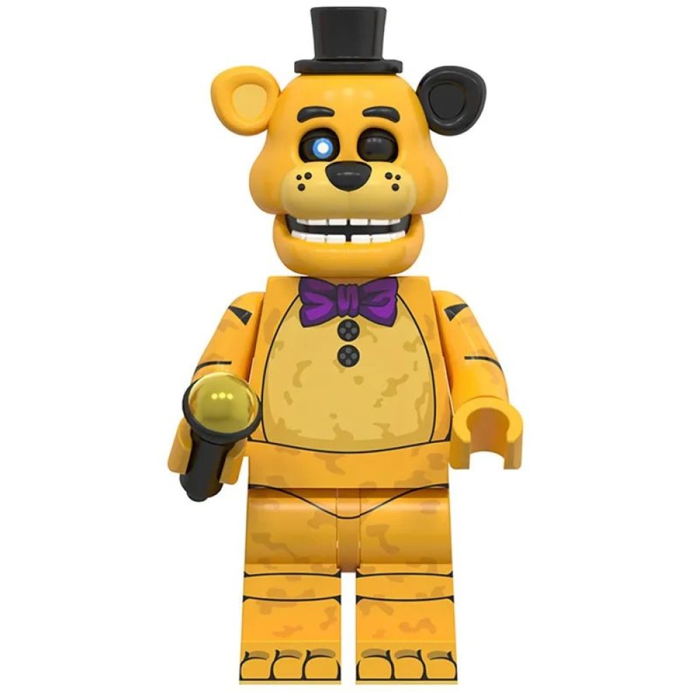 lego minifigure Minifigure of the character FNAF Golden Freddy Minifigures building block bricks toys