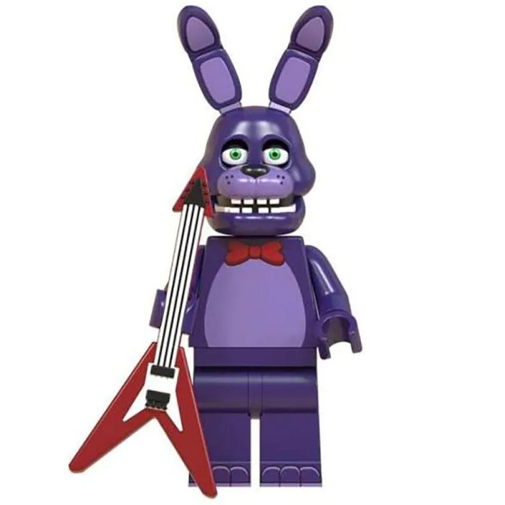 lego minifigure Minifigure of the character FNAF Bonnie Minifigures building block bricks toys lego minifigure Minifigure of the character FNAF Bonnie Minifigures building block bricks toys