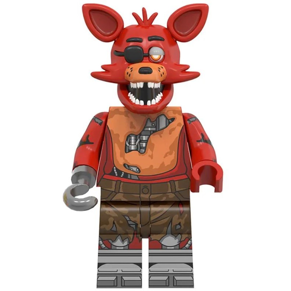 lego minifigure Minifigure of the character FNAF Foxy Minifigures building block bricks toys lego minifigure Minifigure of the character FNAF Foxy Minifigures building block bricks toys