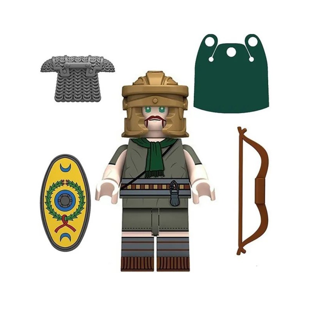 lego minifigure Castle Minifigure Knights Roman archer Minifigures building block bricks toys