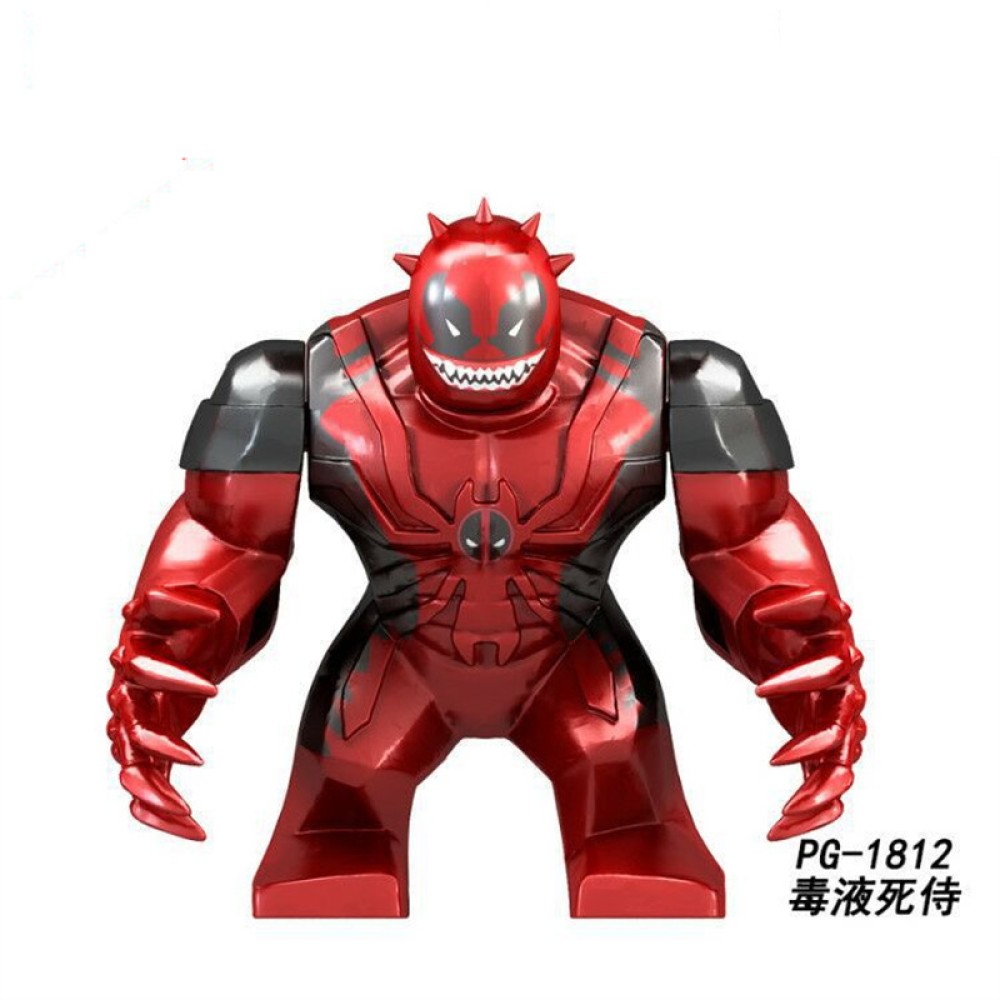 lego minifigure Big Super British collection Hulk Hong Tanke mud face serum rhinoceros human venom Thanos Spider-Man Marvel building block bricks toys