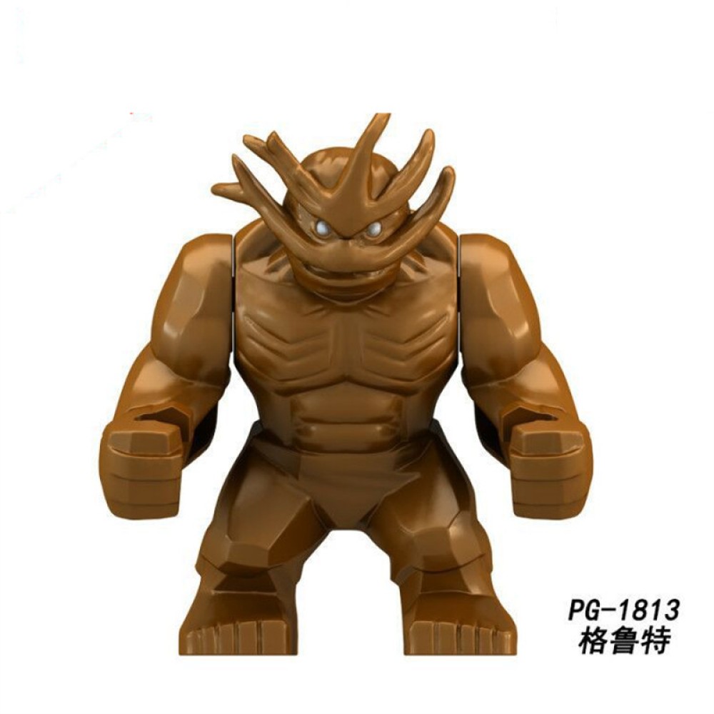 lego minifigure Big Super British collection Hulk Hong Tanke mud face serum rhinoceros human venom Thanos Spider-Man Marvel building block bricks toys