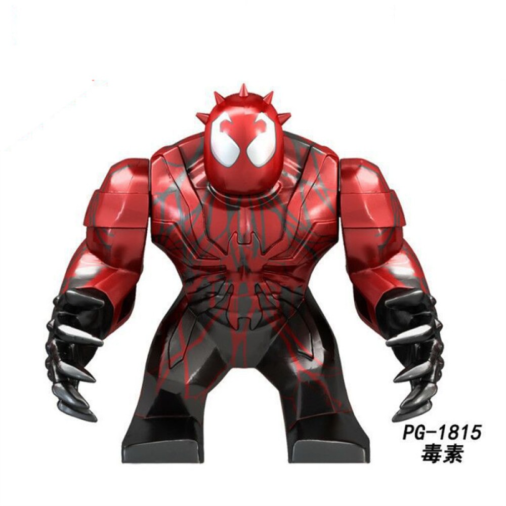 lego minifigure Big Super British collection Hulk Hong Tanke mud face serum rhinoceros human venom Thanos Spider-Man Marvel building block bricks toys