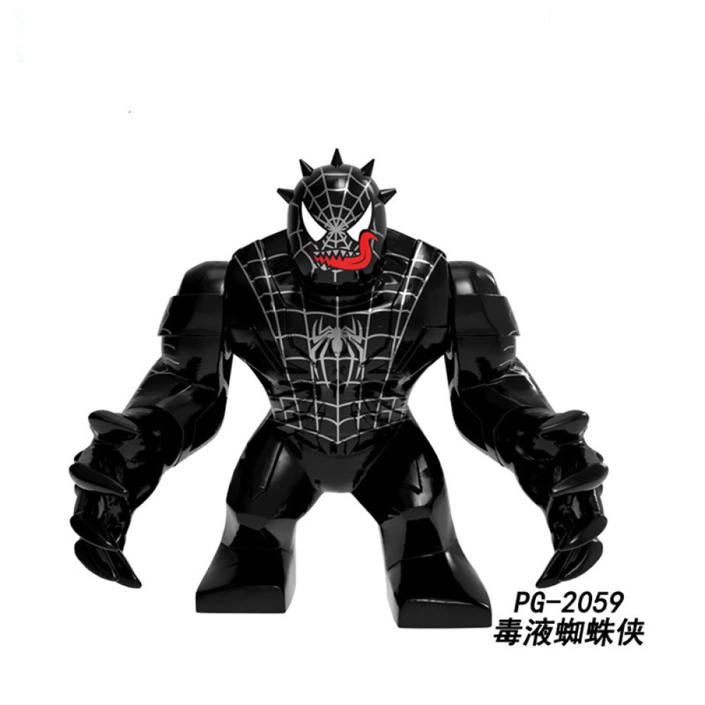lego minifigure Big Super British collection Hulk Hong Tanke mud face serum rhinoceros human venom Thanos Spider-Man Marvel building block bricks toys