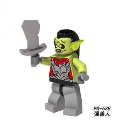 Pingao PG8149 Lego-Compatible Minifigures Set - The Hobbit & Lord of the Rings Movie Collectibles with Bombur, Bilbo, Azog, Orcs & Goblins - Authentic Design for Adult Fans & Collectors