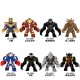 lego minifigure Big Super British collection Hulk Hong Tanke mud face serum rhinoceros human venom Thanos Spider-Man Marvel building block bricks toys