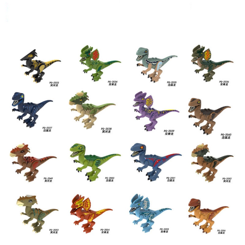 lego minifigure Dinosaur World Accessories Scene Animals Jurassic World building block bricks toys