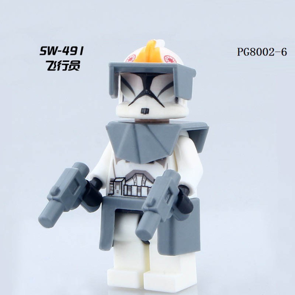 lego minifigure PG8002 Star Wars Clone Soldier Star Wars building block bricks toys