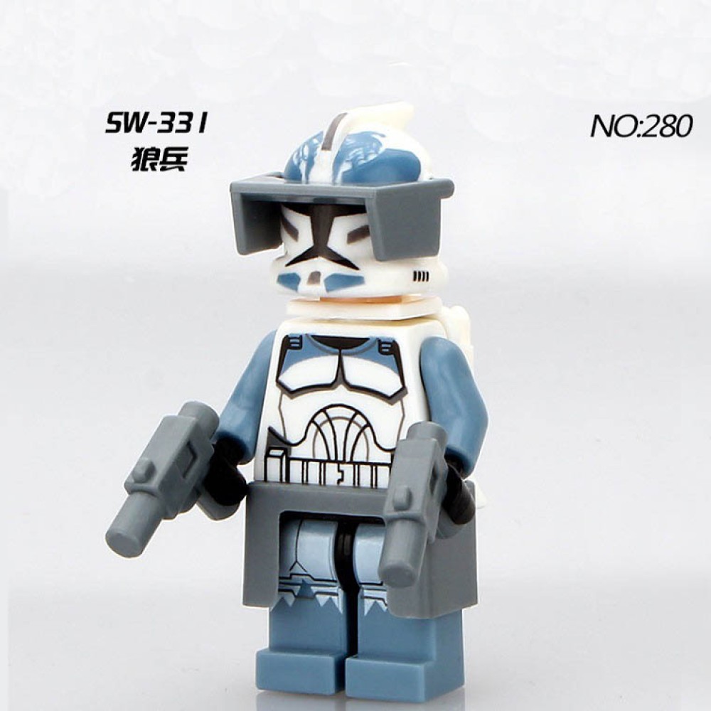 lego minifigure PG8002 Star Wars Clone Soldier Star Wars building block bricks toys