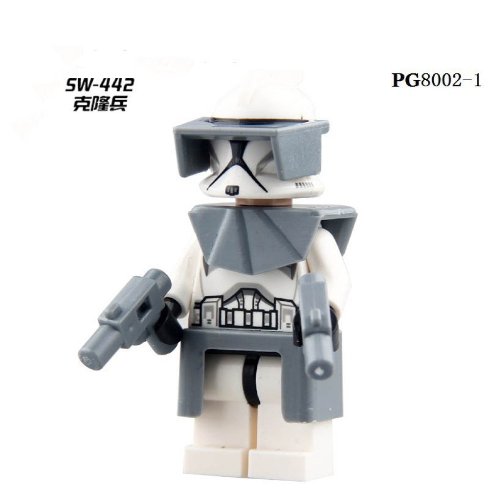 lego minifigure PG8002 Star Wars Clone Soldier Star Wars building block bricks toys