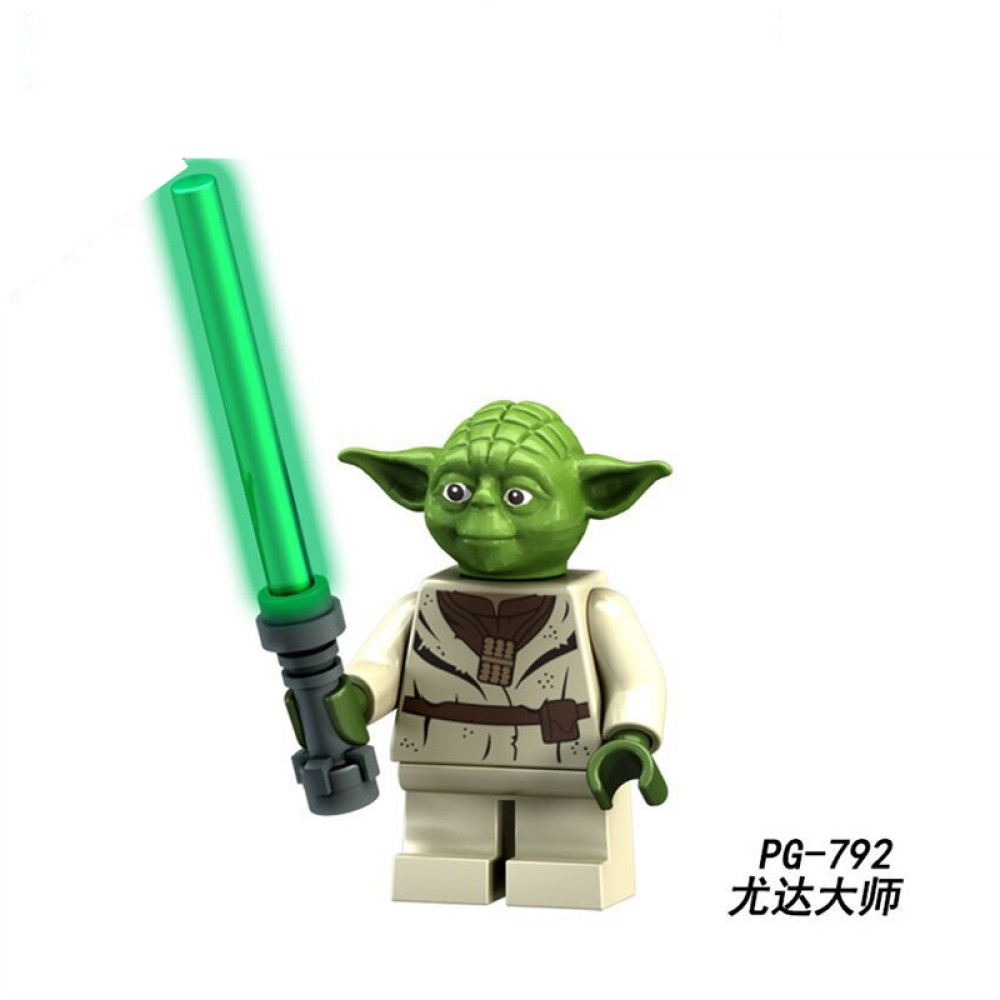 lego minifigure PG8115 Star Wars Master Lukhan Soloyuda Star Wars building block bricks toys