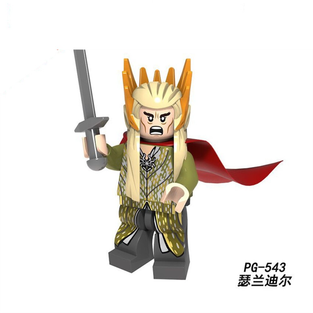 lego minifigure Lord of the Rings Minifigures Frodo Gandalf Thranduil Merry Brandybuck Arwen Galadriel Master of Lake Elven King PG8160 Others building block bricks toys