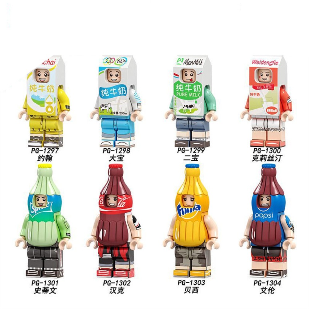 lego minifigure Smoothie Drinks Food Others building block bricks toys