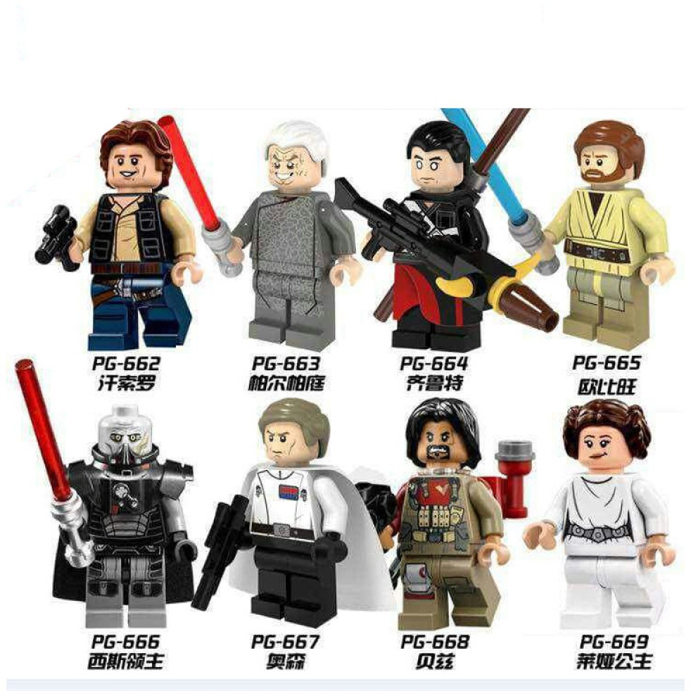lego minifigure Star Wars Grand Theft Auto Hansel Luo Ou Bevan Star Wars building block bricks toys