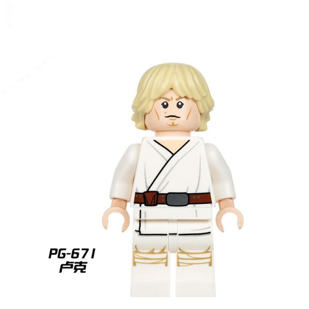 lego minifigure Star Wars Luke Qui-Gon Kim Savage Star Wars building block bricks toys lego minifigure Star Wars Luke Qui-Gon Kim Savage Star Wars building block bricks toys