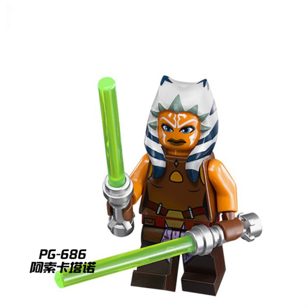 lego minifigure Star Wars Luke Qui Gonzalez Sava Star Wars building block bricks toys